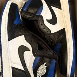 Jordan 1 High OG Royal Toe Mens Size 10