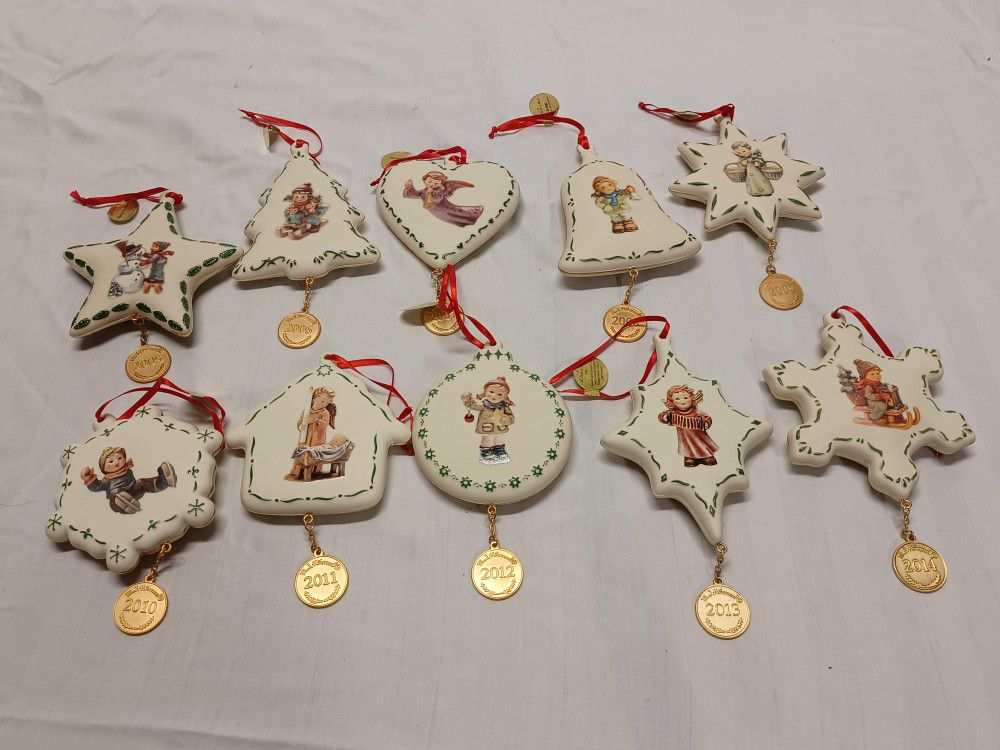 MJ Hummels Christmas Ornaments 