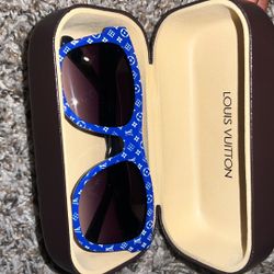 Louis Vuitton Monogram Blue Sunglasses