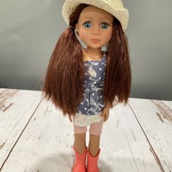 GLITTER GIRLS DOLL BY BATTAT HALLIE 14” POSEABLE FASHION DOLL