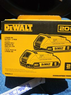 60% off Dewalt 2.0AH Batteries
