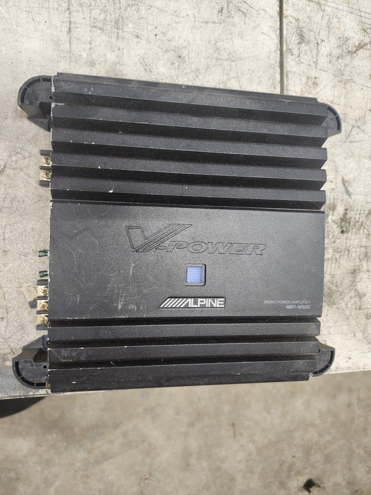 Alpine MRP-M500 Amp 