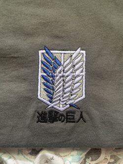 Anime Embroidered Logo Attack On Titan 