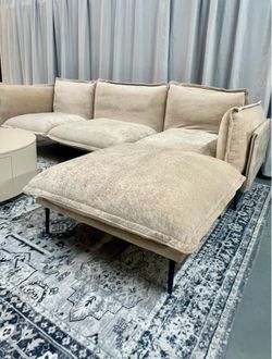 Mid Century Modern Platform Sofa