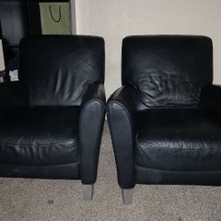 High Grade Leather Single Sofas 