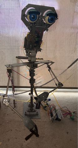 Chuck E Cheese Animatronic Chuck Portrait Cyberamic 1979 Robot