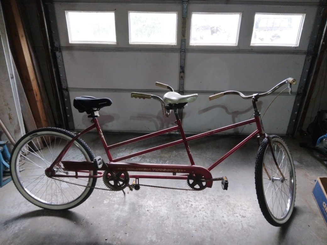 Vintage 1970's Columbia Twosome Two Seater Bike