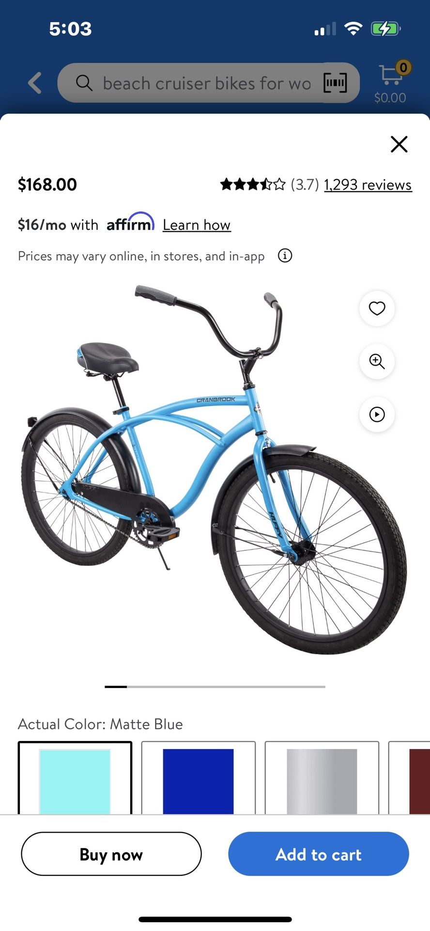 Stolen Huffy Cranbrook Beach Cruiser