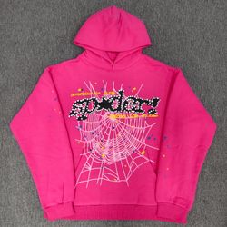 Pink spider hoodie