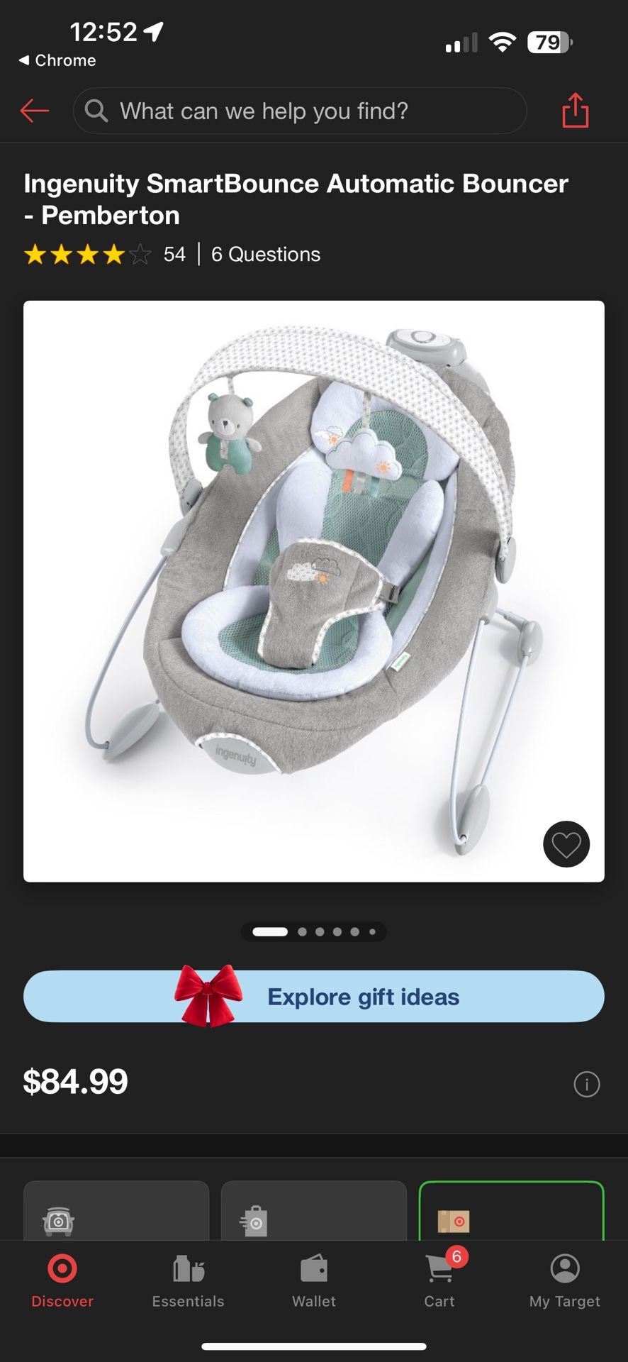 Ingenuity Smart bounce Automatic Baby Bouncer