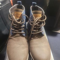 Levi Jean & Leather Boots