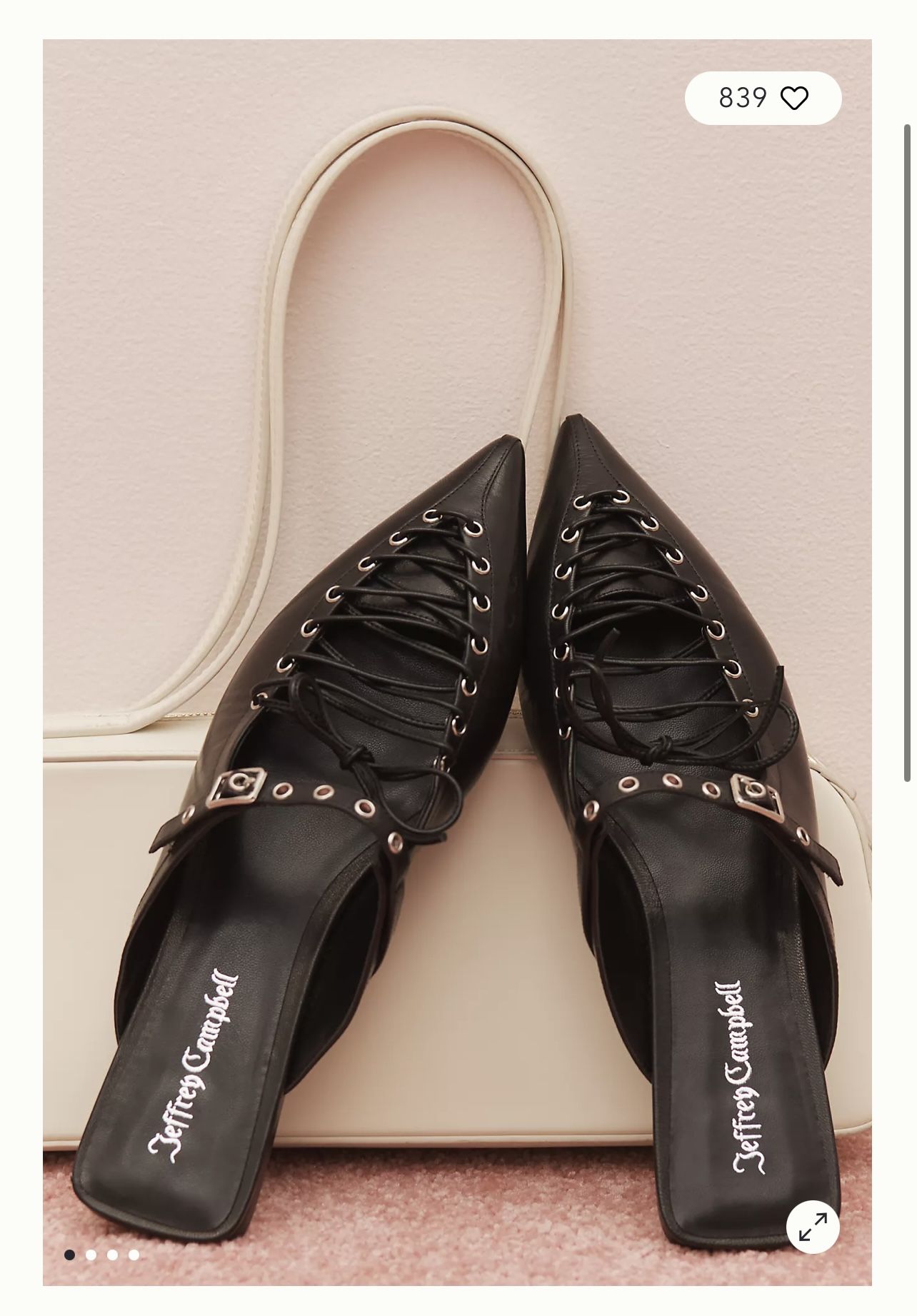 JEFFREY CAMPBELL JASKIER CORSET-DETAIL FLATS