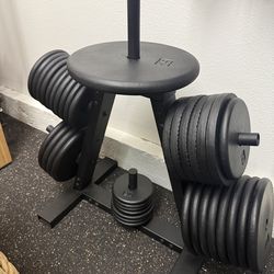 1” Weight Plates and Weight Tree