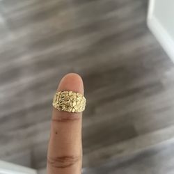 10k Nugget Ring