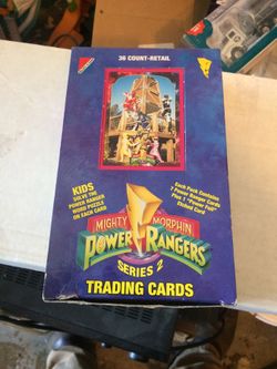 Mighty morphing Power Rangers training cards series 2