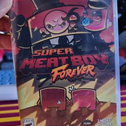 Sealed Limited Run Super Meat Boy Forever for Nintendo Switch 
