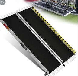 VNN 4’ Aluminum Non Slip Wheelchair Ramp