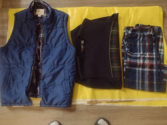 CLOTHES. GOOD. $6. TAKES ALL