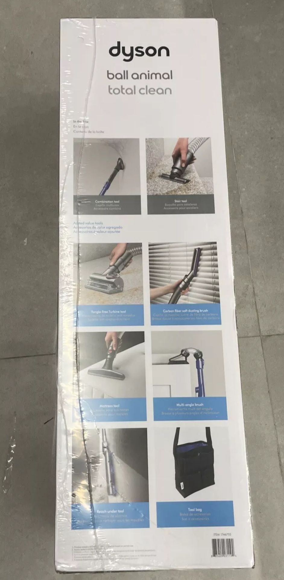 Dyson Ball Animal Total Clean Upright Vacuum, Blue/Blue