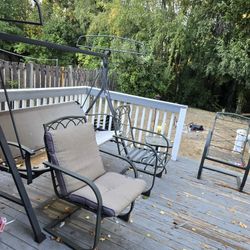 Free Swing N Patio Set... Just Need To Clean It