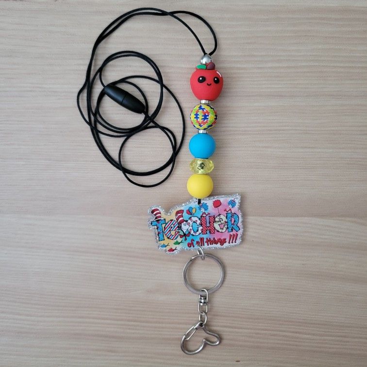 Teacher Handmade Lanyard 