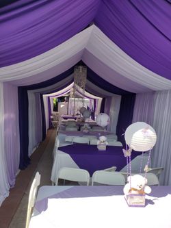 CANOPY AND DECORATIONS 