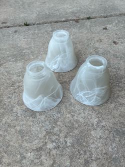 Bell-Shaped Glass Light Covers
