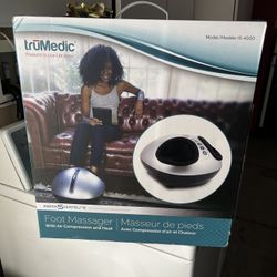 TruMedic InstaShiatsu Plus Foot Massager Air Compression Heat IS-4000