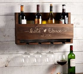 Custom Wine Bottle Shelves