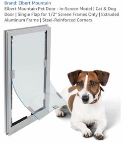 Doggy Door / Cat Door with Flap for Screen