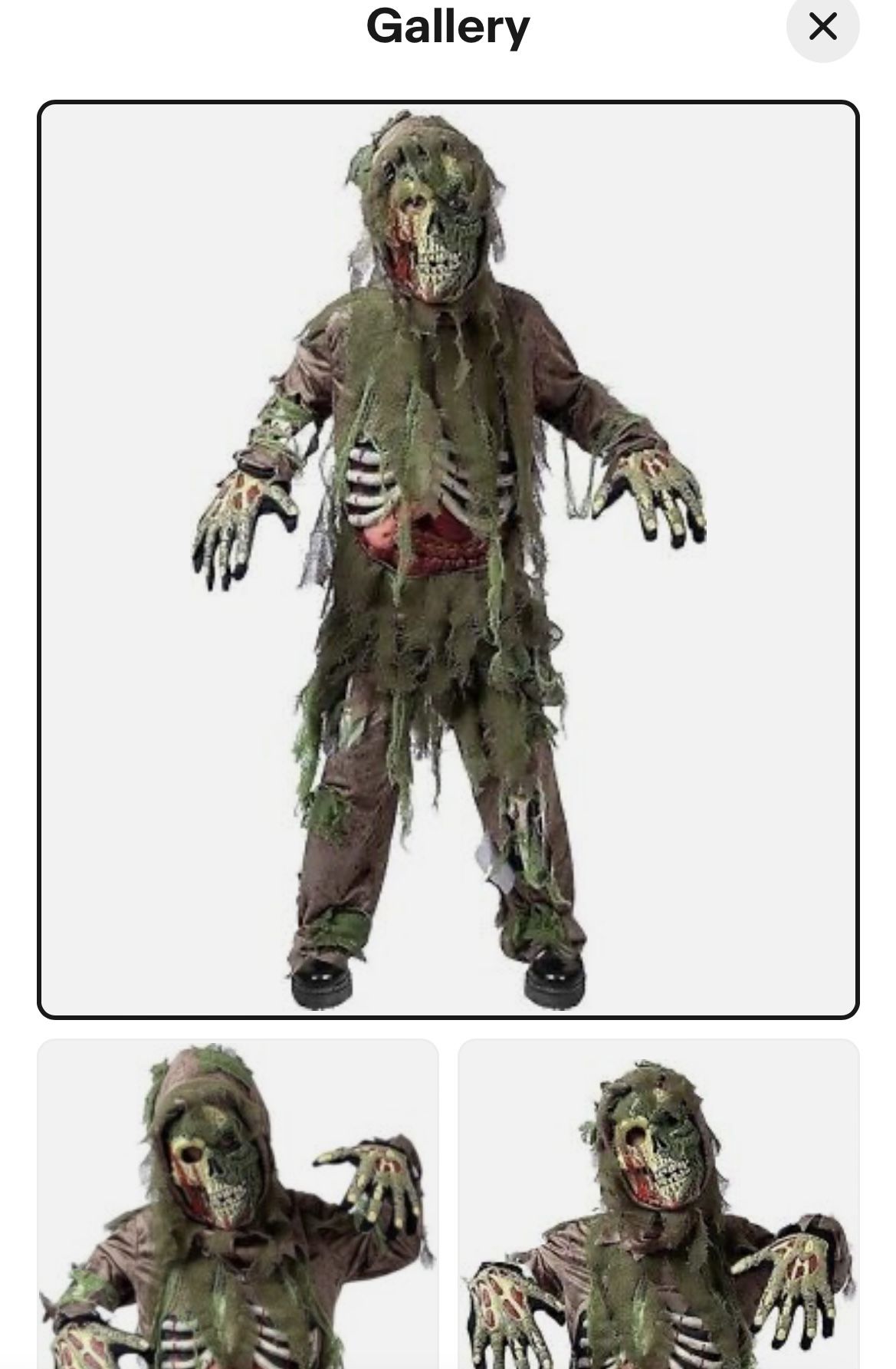 Zombie Costume Child Medium