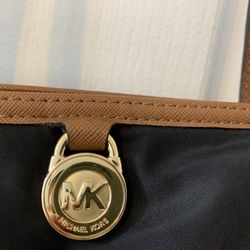 MK Michael Kors Nylon Black Purse 