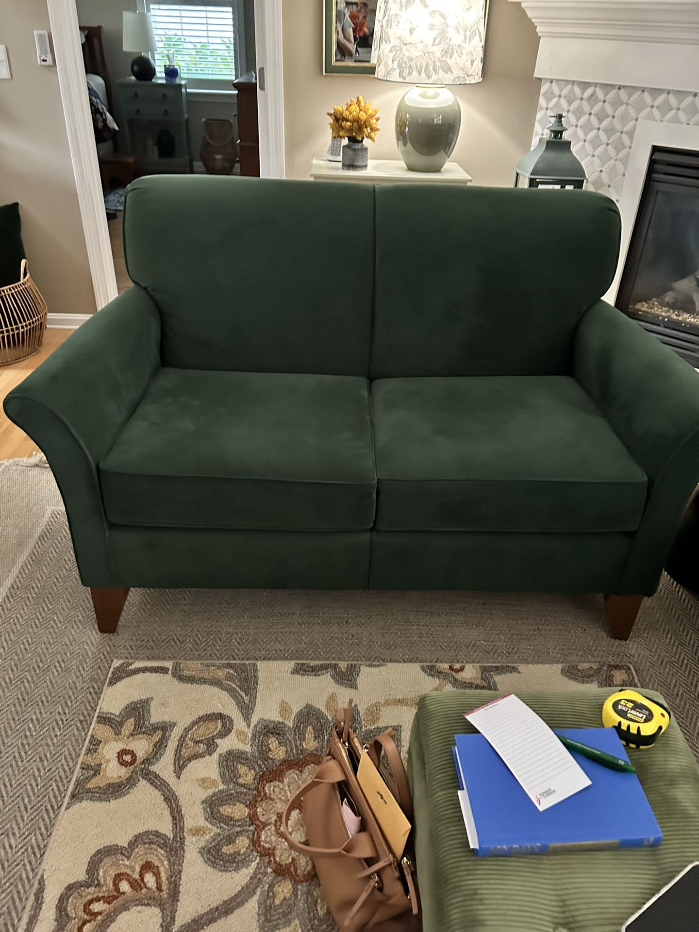 Beautiful Velvet Loveseat
