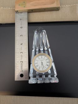 Waterford Crystal with clock face