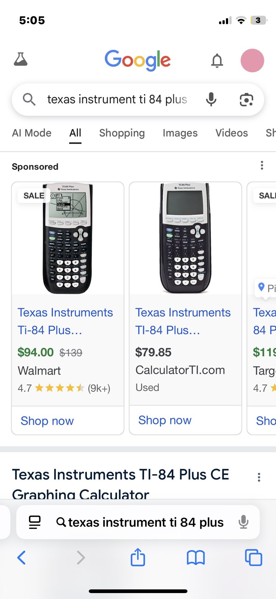 TI- 84 Plus Calculator