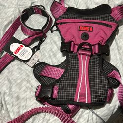 Kong Large Leash N Harness New Never Used 