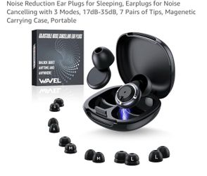 Adjustable Noise Reduction Ear Plugs for Sleeping – 3 Modes – Open Box