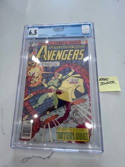 Avengers #194 CGC 6.5 WHITE Pgs RARE Mark Jewelers Insert! Falcon Leaves the Avengers, George Perez