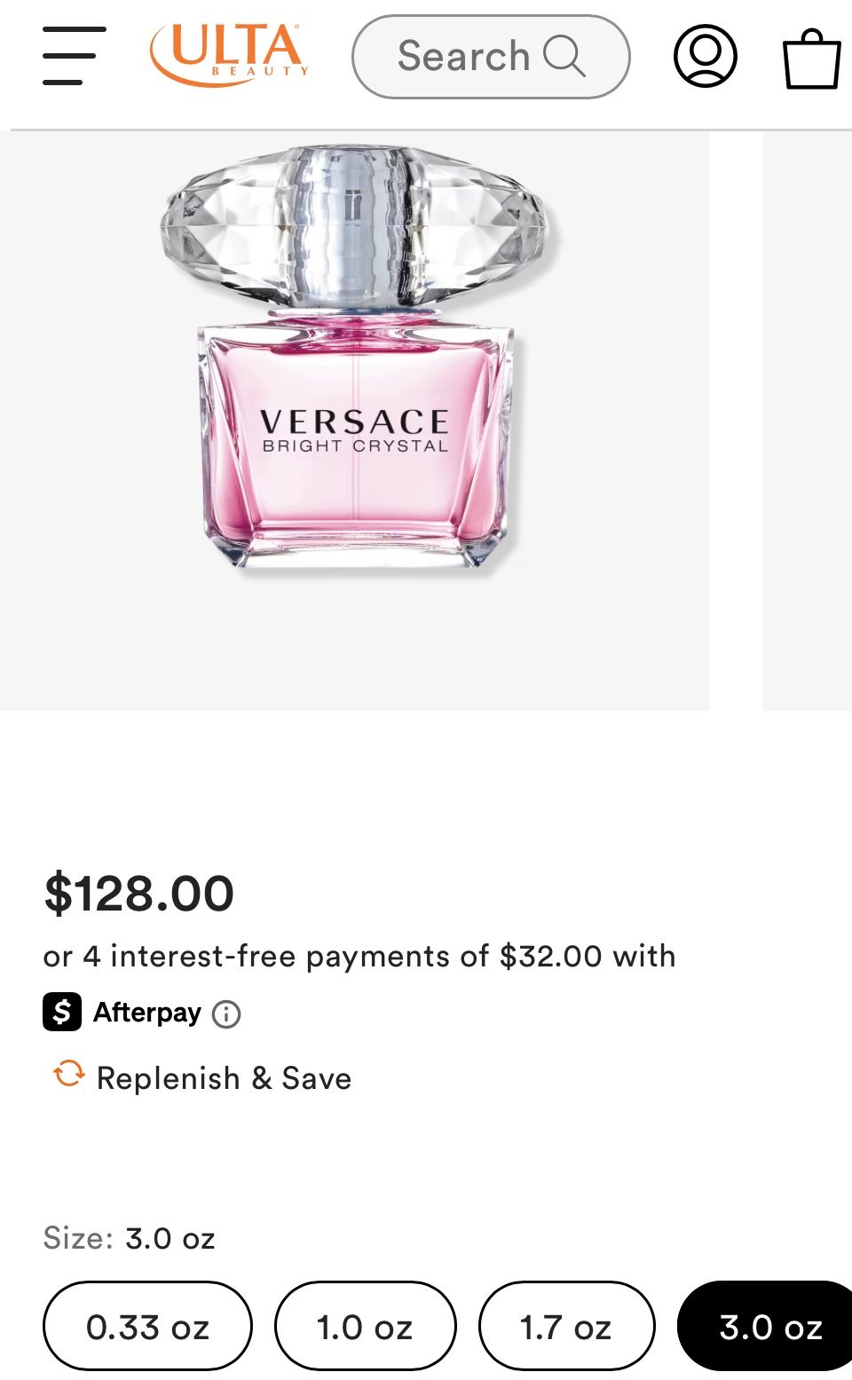 Versace Bright Crystal Perfume