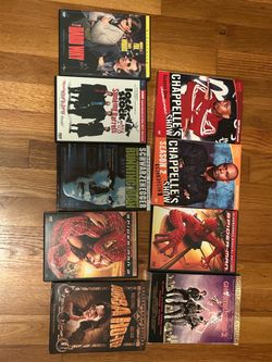 Movie DVDs Assortment Spider-Man Chappelle Show Ghost Busters etc