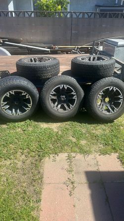 Jeep TJ rims and tires $400 OBO