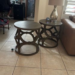 Grey Modern End Tables