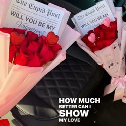 Valentine’s bouquets available until feb 10 !!!