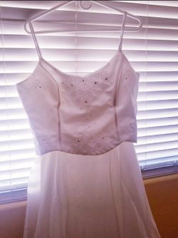 Wedding bride dress / white / simple elegant/ beach /boda /vestido de novia blanco