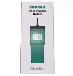 Blush Teas Green Mama Tumbler 20oz NIB