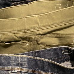 5 Ladies Jeans  One Short 