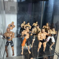 UFC Figures Jakks Lot 10 Action Figures Loose 
