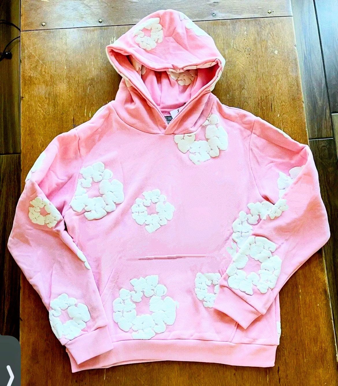 Denim Tears The Cotton Wreath Pink Sweatshirt