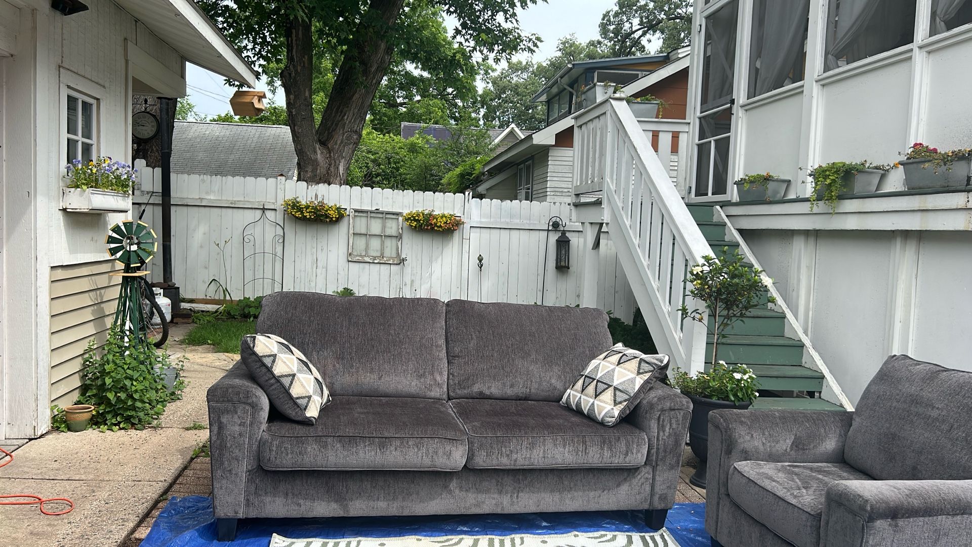 Brand New Ashley Couch And Matching Chair