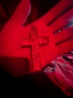 Diamond cross pendant